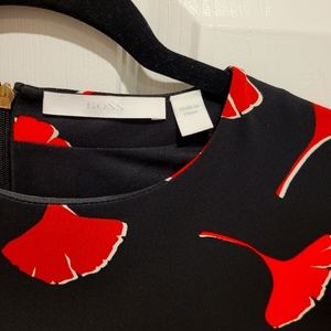 Hugo Boss Dress Eseona Print Sheath Dress